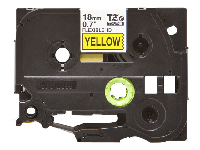 Brother TZe-FX641 - Black on yellow - Roll (1.8 cm x 8 m) 1 cassette(s) flexible tape - for Brother PT-D600, P-Touch PT-3600, D400, D450, D600, D800, E310, E550, H101, P900, P950