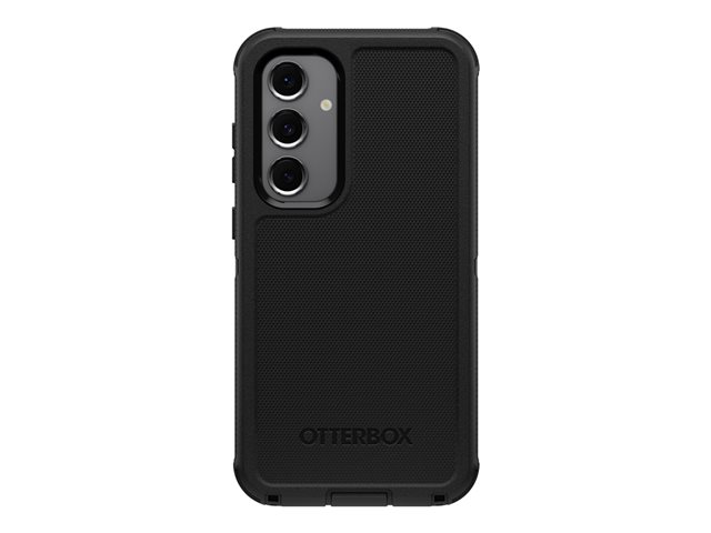 OtterBox Defender Series - Back cover for mobile phone - silicone - black - for Samsung Galaxy S24 FE