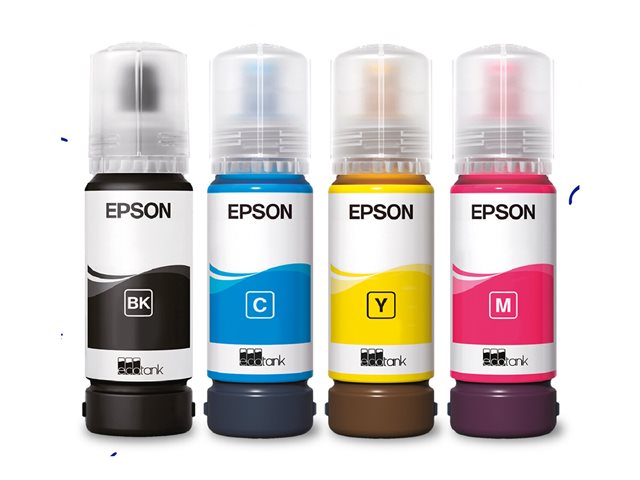 Epson EcoTank ET-4800 - Multifunction printer - colour - ink-jet - refillable - A4 (media) - up to 10 ppm (printing) - 100 sheets - 33.6 Kbps - USB, LAN, Wi-Fi - black