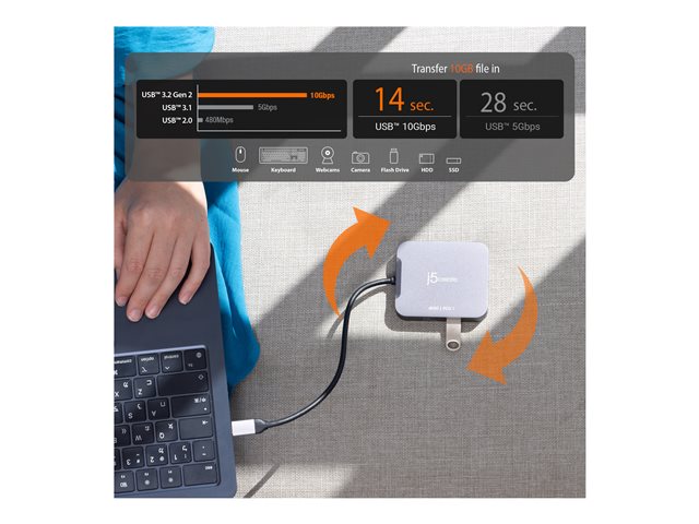 4K60 ELITE USB-C TRAVEL ADAPTER TRAVEL A