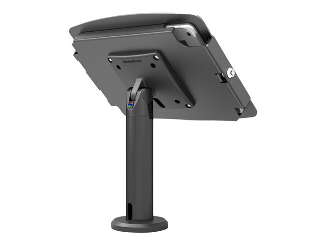 Compulocks iPad Mini 8.3\" Space Enclosure Tilting Stand 8\" - Stand - for tablet - enclosure tilting kiosk - lockable - high-grade aluminium - black - screen size: 8.3\" - floor-standing - for Apple iPad mini (6th generation)