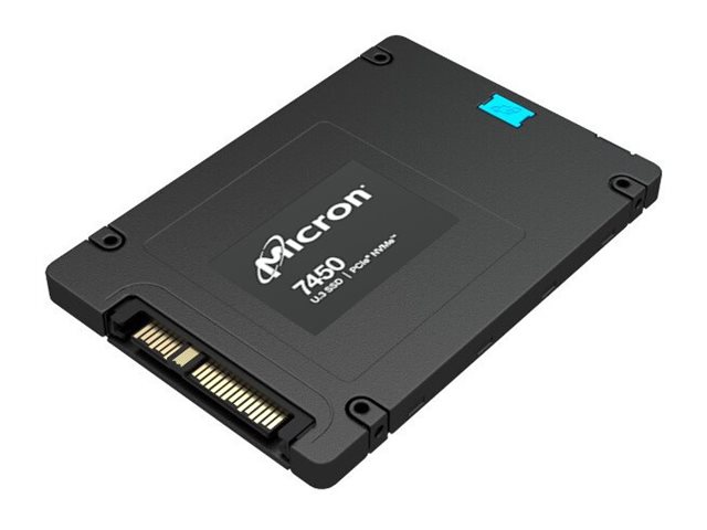 Micron 7450 MAX - SSD - Mixed Use - encrypted - 800 GB - hot-swap - 2.5\" - U.3 PCIe 4.0 x4 (NVMe) - 3072-bit RSA - Self-Encrypting Drive (SED), TCG Opal Encryption - CRU - for ThinkSystem SD630 V2, SR630 V2, SR645, SR650 V2, SR665, SR670 V2, SR850 V2, ST650 V2