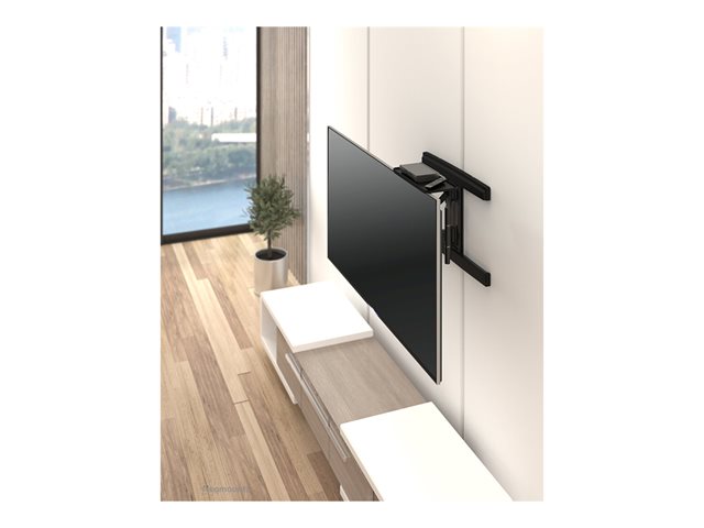 Neomounts AWL28-220BL1 - Shelf - for mediabox - black - on top of flat-panel