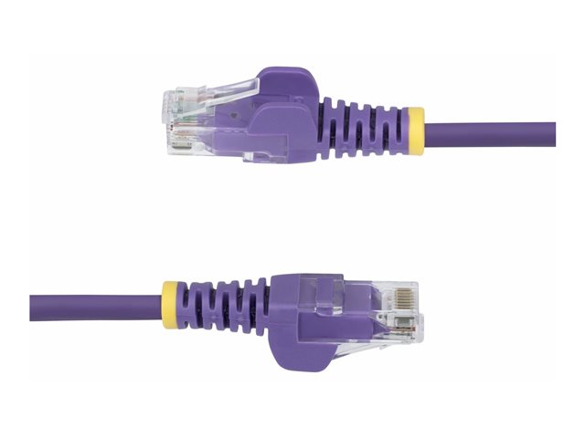 25cm Purple Slim CAT6 Ethernet Cable