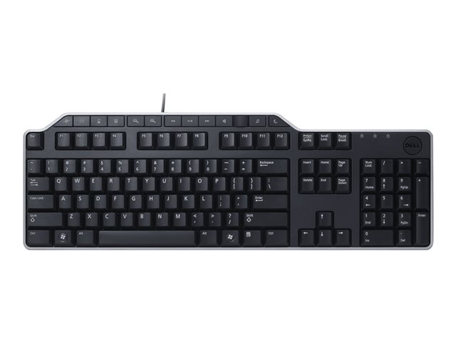 Dell KB-522 Wired Business Multimedia - Keyboard - USB - AZERTY - Belgium - black - for OptiPlex 30XX, 50XX, 5250, 70XX, 74XX, 90XX, Precision 35XX, 55XX, 75XX, 77XX, T1650