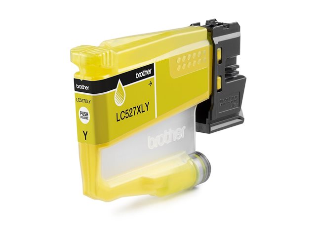 Brother LC527XLY - High Yield - yellow - original - pillow pack - ink cartridge - for Brother MFC-J4350DW, MFC-J4550DW