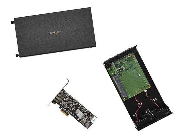 StarTech.com Thunderbolt 3 PCIe Expansion Chassis, External Enclosure Box with 1x PCI-Express Slot, 5K/4K Output Via TB3/DP Ports, TAA - System bus extender - DP - 65 Watt - for P/N: TB3DK2DPM2, TB3DOCK2DPPD, TB3DOCK2DPPU