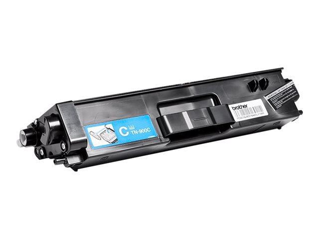 Brother TN900C - Cyan - original - toner cartridge - for Brother HL-L9200CDWT, HL-L9300CDWT, HL-L9300CDWTT, MFC-L9550CDW, MFC-L9550CDWT