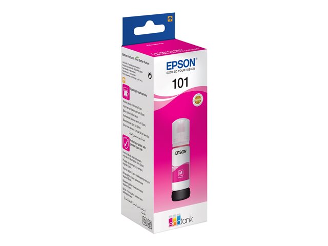 Epson 101 - 70 ml - magenta - original - ink tank - for Epson L4260, L4266, L6190, L6260, L6270, L6276, L6290, EcoTank L14150, L6290