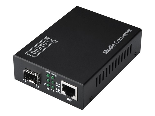 GIGABIT ETHERNET MEDIA CONVERTER SFP SF