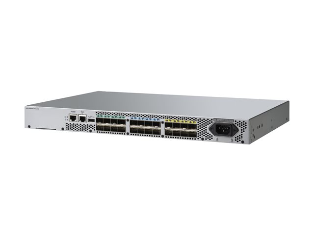 HPE SN3600B 32Gb 24-port/24-port Active Fibre Channel Switch - Switch - Managed - 24 x 32Gb Fibre Channel SFP28 - rack-mountable