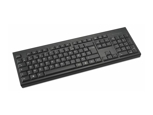 Kensington KB150 EQ - Keyboard - full size - wireless - 2.4 GHz - AZERTY - French - retail - FSC cardboard