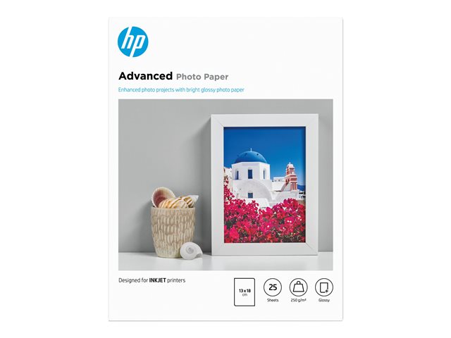 ADVANCED PHOTO PAPER GLOSSY 13X18CM 250GR 25 SHEETS