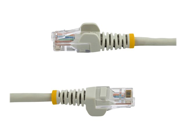 StarTech.com 5m Grey Cat5e / Cat 5 Snagless Patch Cable 5 m - Patch cable - RJ-45 (M) to RJ-45 (M) - 5 m - UTP - CAT 5e - snagless - grey