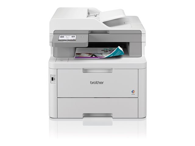 Brother MFC-L8390CDW - Multifunction printer - colour - LED - A4/Legal (media) - up to 30 ppm (copying) - up to 30 ppm (printing) - 280 sheets - 33.6 Kbps - USB 2.0, Gigabit LAN, USB 2.0 host, NFC, Wi-Fi(n)