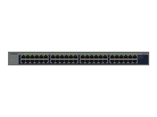 48PT GIGE UNMANAGED RACKMOUNT SWCH (GS748)