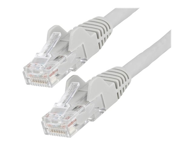 StarTech.com 1m LSZH CAT6 Ethernet Cable, 10 Gigabit Snagless RJ45 100W PoE Network Patch Cord with Strain Relief, CAT 6 10GbE UTP, Grey, Individually Tested/ETL, Low Smoke Zero Halogen - Category 6 - 24AWG (N6LPATCH1MGR) - Patch cable - RJ-45 (M) to