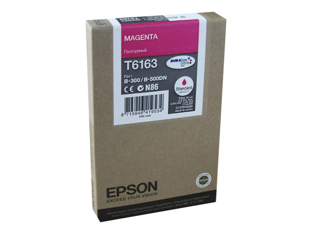 Epson T6163 - 53 ml - magenta - original - ink cartridge - for B 300, 310N, 500DN, 510DN