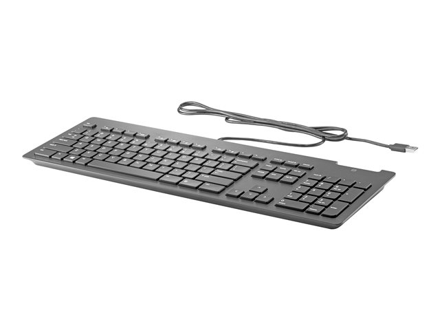 HP Business Slim - Keyboard - USB - QWERTZ - Swiss - black - for HP 34, Z1 G9, Elite 800 G9, Pro 260 G9, 400 G9, ProOne 440 G9, ZBook Fury 15 G8, 17 G8