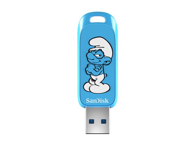 SanDisk Smurfs - Brainy Smurf Edition USB flash drive - 64 GB - USB 3.2 Gen 1