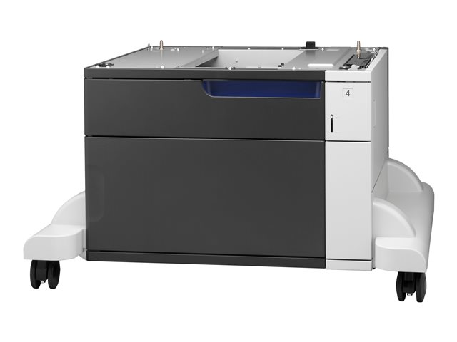 HP Paper Feeder and Stand - Printer base with media feeder - 500 sheets in 1 tray(s) - for Color LaserJet Enterprise M855dn, M855x+, M855x+ NFC/Wireless direct, M855xh