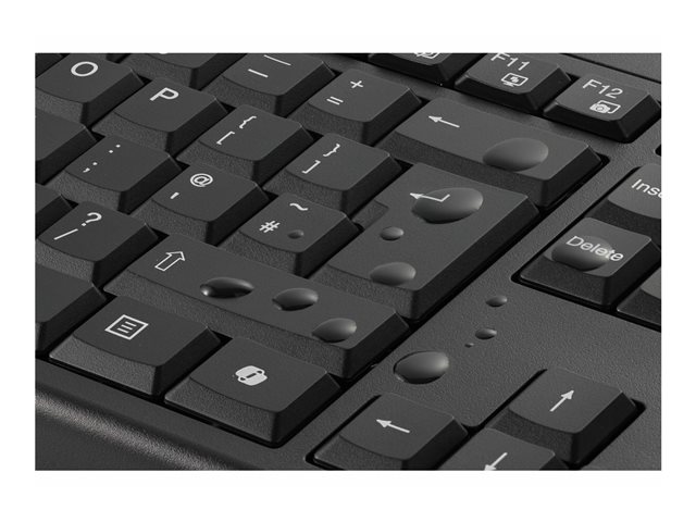 Kensington KM270 EQ - Keyboard and mouse set - full size - wireless - 2.4 GHz, Bluetooth - QWERTY - US International