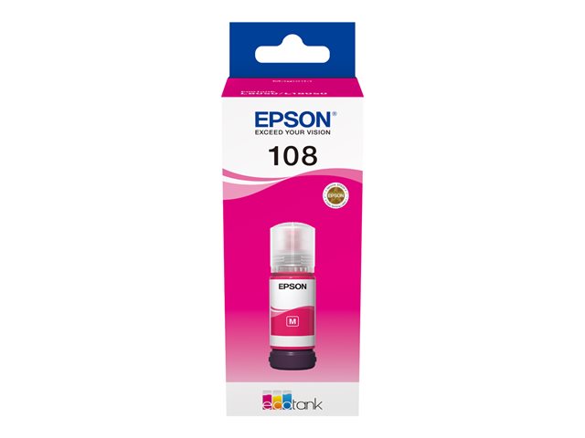 Epson EcoTank 108 - 70 ml - magenta - original - ink refill - for Epson L18050, EcoTank L8050