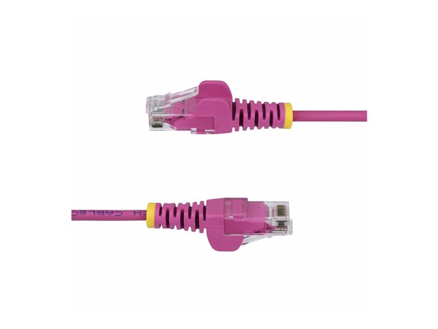10m Pink Slim CAT6 Ethernet Cable