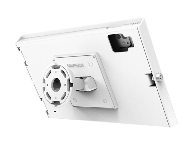 Compulocks Apex iPad Air M2 & M3 11\" Apex Enclosure Tilting Wall Mount - White - Mounting kit (enclosure) - exposed front/back camera and sensors - for tablet - tilt - lockable - white - wall-mountable - for Apple 11-inch iPad Air (M2, M3)