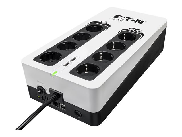 Eaton 3S 700 - UPS - AC 220-240 V - 420 Watt - 700 VA - 1-phase - USB - output connectors: 8
