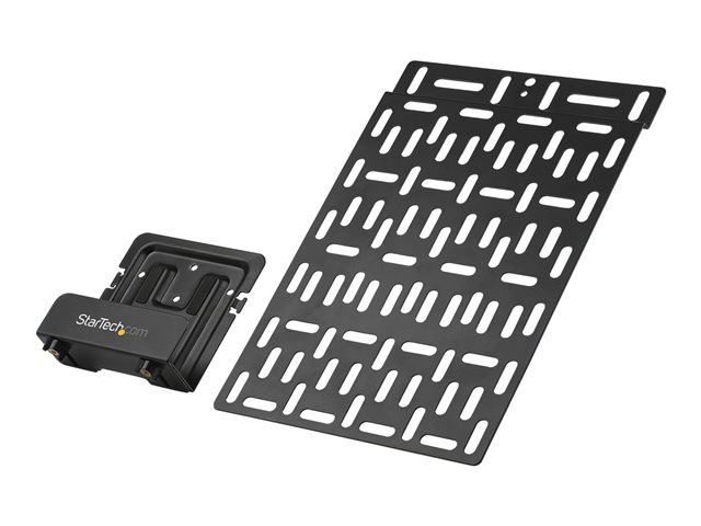 StarTech.com Universal TV Accessory Mount, Adjustable TV & Wall Mount Bracket, Media Players/Router/Modem/AV Switches & Extenders/Apple TV, Hidden Cable Box Mount Behind TV, 11lb (5kg) - Adjustable Cradle (MDBOXMNT) - Mounting kit - for media player - powder-coated steel - black - wall-mountable, TV mount - for P/N: FPWHANGER, FPWTLTPORT, MBLTVSTNDEC