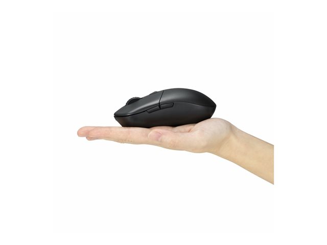 Kensington MY430 EQ - Mouse - multi-device, rechargeable - optical - 6 buttons - wireless - 2.4 GHz, Bluetooth - USB wireless receiver - black