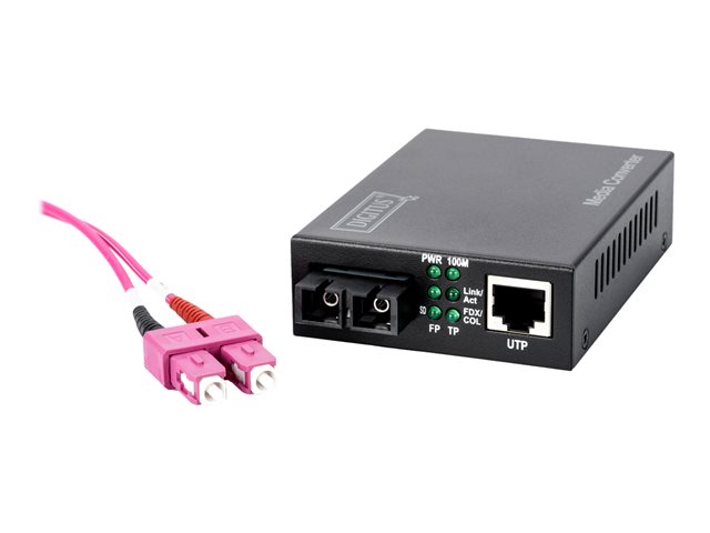 Fast Ethernet Media Converter Multimode SC connector 1310nm up to 2km