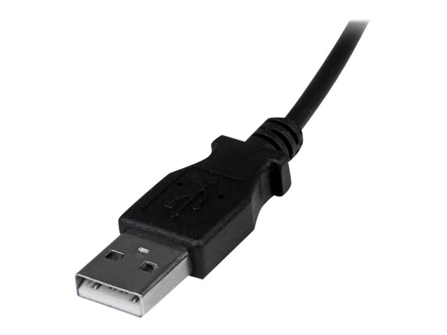 1m USB to Down Angle Micro USB Cable