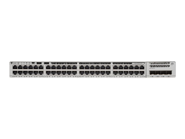 Cisco Catalyst 9200 - Essential Edition - switch - smart - 48 x 10/100/1000 (PoE+) - rack-mountable - PoE+ (740 W)