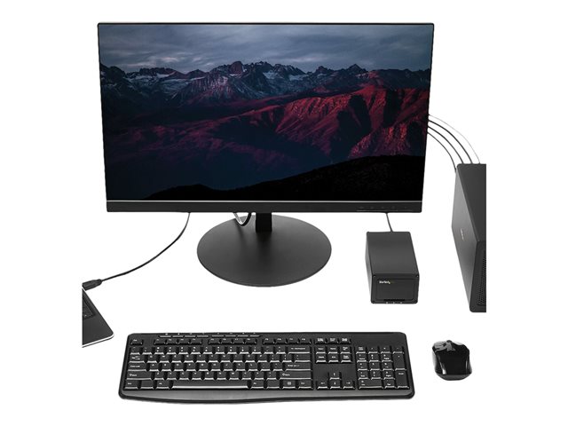 StarTech.com Thunderbolt 3 PCIe Expansion Chassis, External Enclosure Box with 1x PCI-Express Slot, 5K/4K Output Via TB3/DP Ports, TAA - System bus extender - DP - 65 Watt - for P/N: TB3DK2DPM2, TB3DOCK2DPPD, TB3DOCK2DPPU