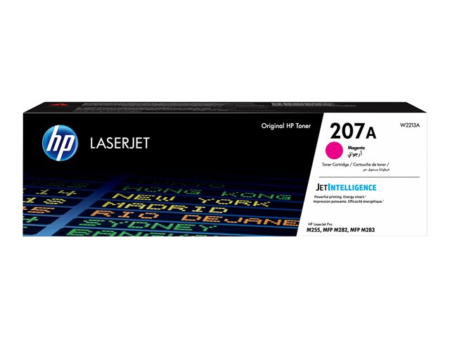 HP 207A - Magenta - original - LaserJet - toner cartridge (W2213A) - for Color LaserJet Pro M255dw, M255nw, MFP M282nw, MFP M283fdn, MFP M283fdw