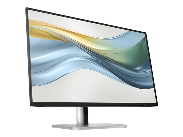 HP 524pu - Series 5 Pro - LED monitor - 24\" (23.8\" viewable) - 1920 x 1080 Full HD (1080p) @ 100 Hz - IPS - 350 cd/m² - 1500:1 - 5 ms - HDMI, DisplayPort, USB-C - jet black, natural silver and jet black (stand)