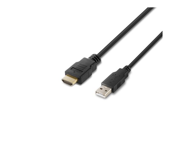 Belkin Secure Modular HDMI Single Head Host Cable - Video cable - TAA Compliant - USB, HDMI male - 1.83 m - 4K support, active