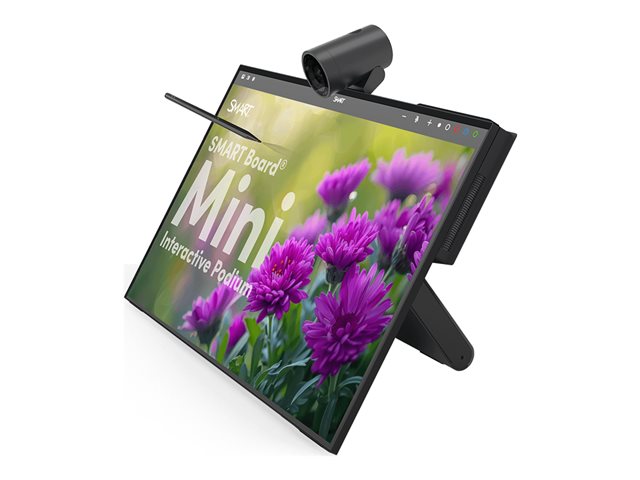 SMART Board Mini 727 - 27\" Diagonal Class LED-backlit LCD display - interactive - with built-in camera and touchscreen - 4K UHD (2160p) 3840 x 2160 - black