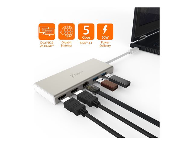 USB-C Dual HDMI Multi Dock