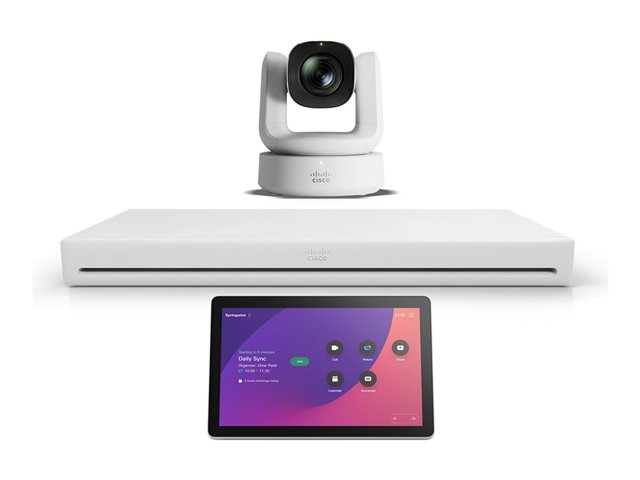 Cisco Webex Room Kit EQ Vision PTZ - Non-Radio - Video conferencing kit (Cisco Webex Codec EQ, Cisco Room Vision PTZ, Cisco Webex Room Navigator) - Cisco Webex Certified, Certified for Microsoft Teams Rooms