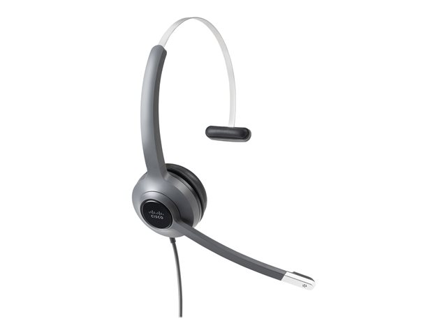 Cisco 521 Wired Single - Headset - on-ear - wired - 3.5 mm jack - remanufactured