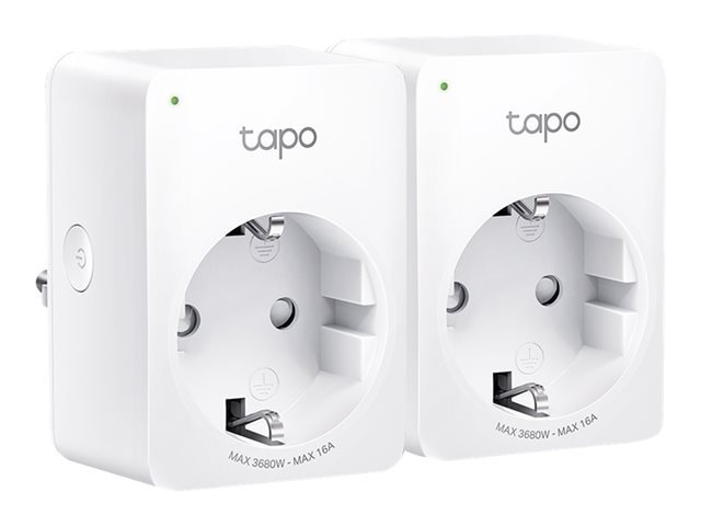 Tapo P110 V1 - Smart plug - mini - wireless - 802.11b/g/n - 2.4 Ghz (pack of 2)