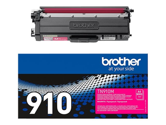 Brother TN910M - Ultra Jumbo - magenta - original - toner cartridge - for Brother HL-L9300, HL-L9310, MFC-L9570