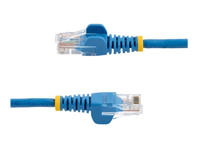 StarTech.com 0.5m Blue Cat5e / Cat 5 Snagless Ethernet Patch Cable 0.5 m - Patch cable - RJ-45 (M) to RJ-45 (M) - 50 cm - UTP - CAT 5e - stranded, snagless - blue
