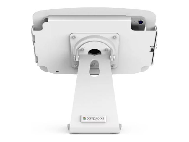 Compulocks iPad 10.9\" 10th Gen Space Enclosure Rotating Counter Stand - Stand - for tablet - lockable - high-grade aluminium - white - screen size: 10.9\" - mounting interface: 100 x 100 mm - counter top - for Apple 10.9-inch iPad (10th generation)
