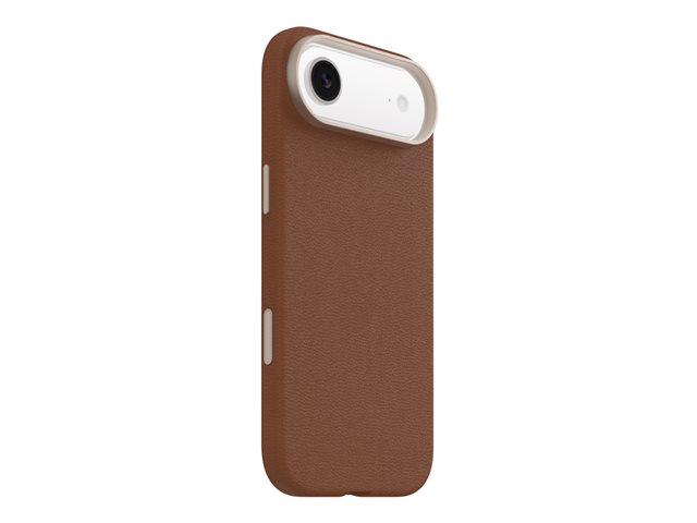 OtterBox Symmetry Cactus Leather Camera Control Apple iPhone Air Desert Saddle - brown