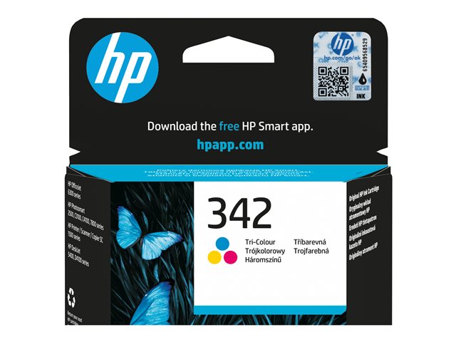 HP 342 - 5 ml - colour (cyan, magenta, yellow) - original - ink cartridge - for Officejet 63XX, Photosmart 25XX, C3193, C3194, C4110, C4170, C4173, C4175, C4193, C4194
