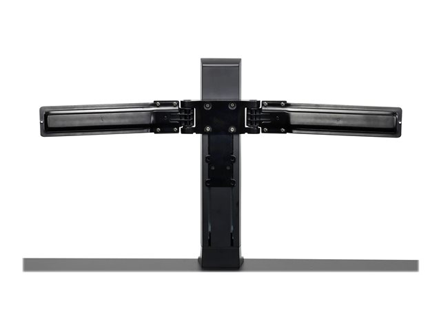 Ergotron - Mounting component (double hinged bow) - for 2 LCD displays - black - screen size: up to 25\"